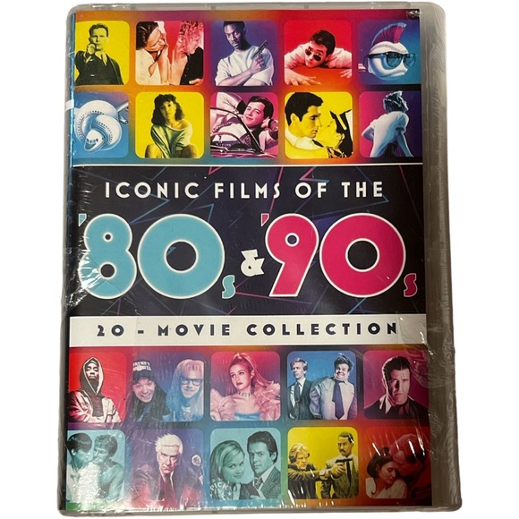 NEW SEALED Iconic Films of the 80's 90's 20 Movie Collection DVD - Picture 1 of 2